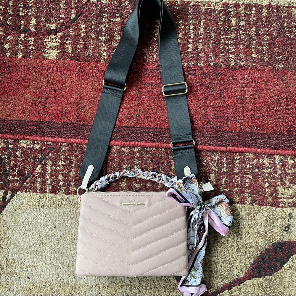 NWOT Aldo women bag 3 pink shades Cross-Body & Scarf
